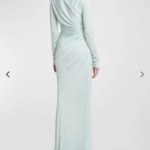 Givechy Long Sleeve Side Draped Dress - Picture 4 of 5